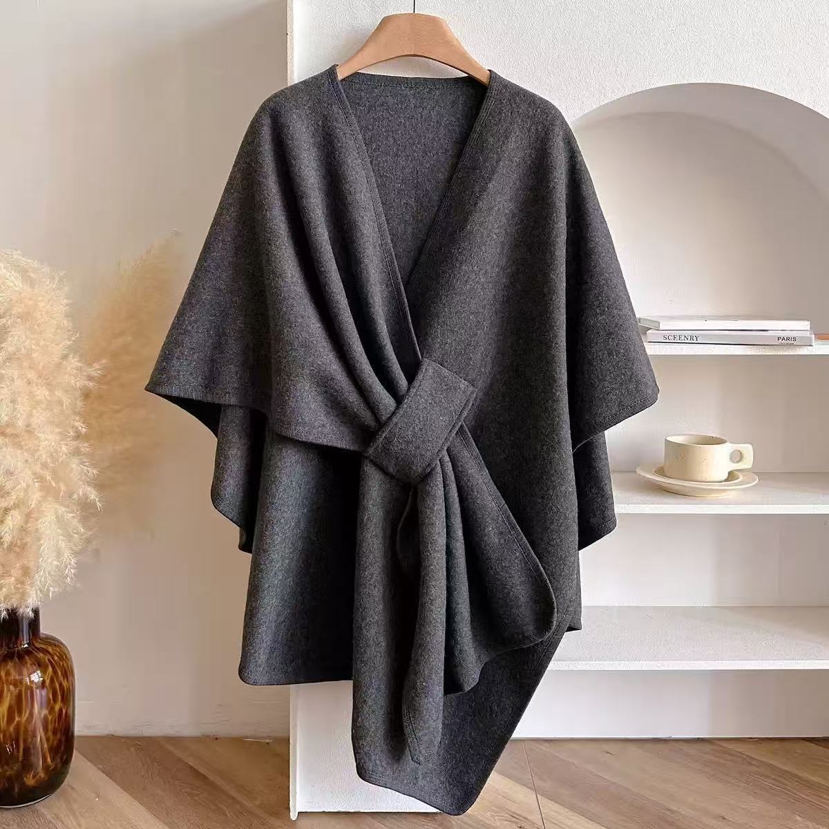 The Fleece Drape Shawl